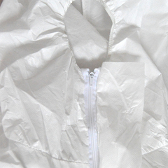 One piece hooded protective clothing one time chemical experiment spray paint work clothes breathable isolation clothes dust-proof clothes