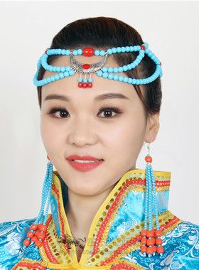 蒙古族饰品珠子全新耳坠现货