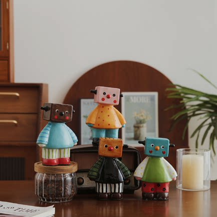 可爱兔子桌面摆件玄关客厅入户陶瓷高颜值电视柜乔迁礼品伴手礼物,淘宝优惠券,粉丝福利购,淘宝优惠卷