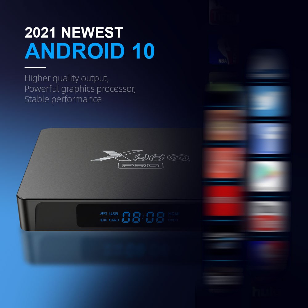 X96Q PRO安卓10原生电视盒子4K网络机顶盒TV BOX智能视频播放器-图2