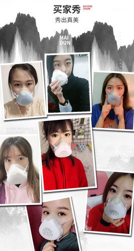 迈盾206电动送风口罩 防甲醛孕妇专用 防pm2.5二手烟雾霾汽车尾气 - 图3