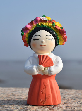 泉州簪花桌面装饰品文旅纪念品