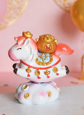 马年装饰摆件转运黑马