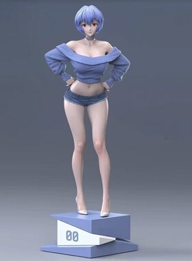 夏日女友学妹绫凌波丽福音战士二次元美动漫gk手办模型摆件