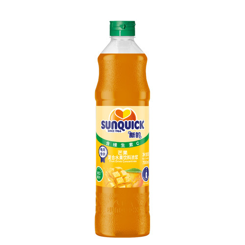 【官方直营】Sunquick/新的浓缩芒果汁840ML/鸡尾酒辅料浓缩果汁 - 图3