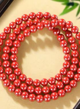 朱砂108颗男女通用本命年手链