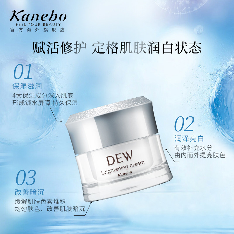 kanebo /嘉娜宝dew女补水美白面霜 kanebo海外乳液/面霜