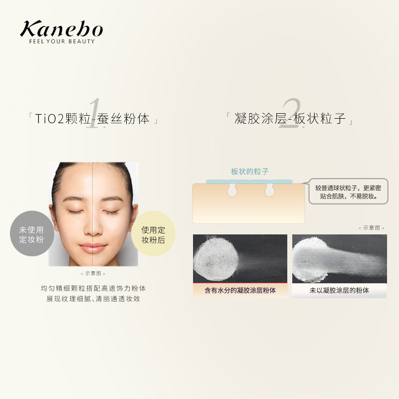 kanebo天使蜜粉饼组合21年gr 22单芯 kanebo海外蜜粉/散粉