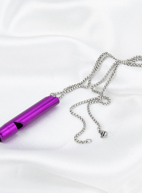 可吹响口哨项链男女嘻哈哨子吊坠