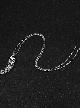 韩版项链男毛衣链小众嘻哈挂链