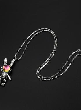 可活动呆萌可爱公仔项链男女生