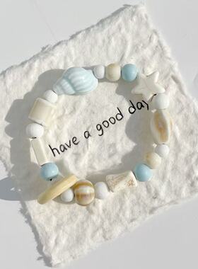 景德镇陶瓷手链新中式陶瓷简约编绳手工饰品学生情侣礼物陶瓷手串