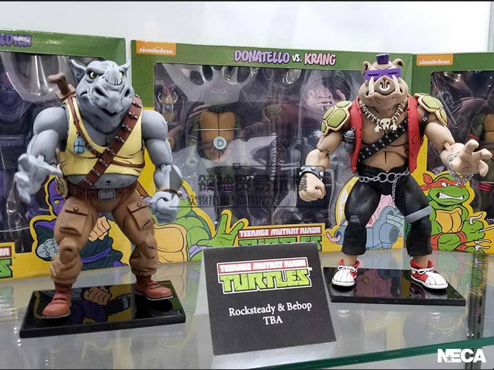 现货NECA TMNT忍者神龟牛头猪面动漫版 87动画版限定脚帮7寸手办-图1