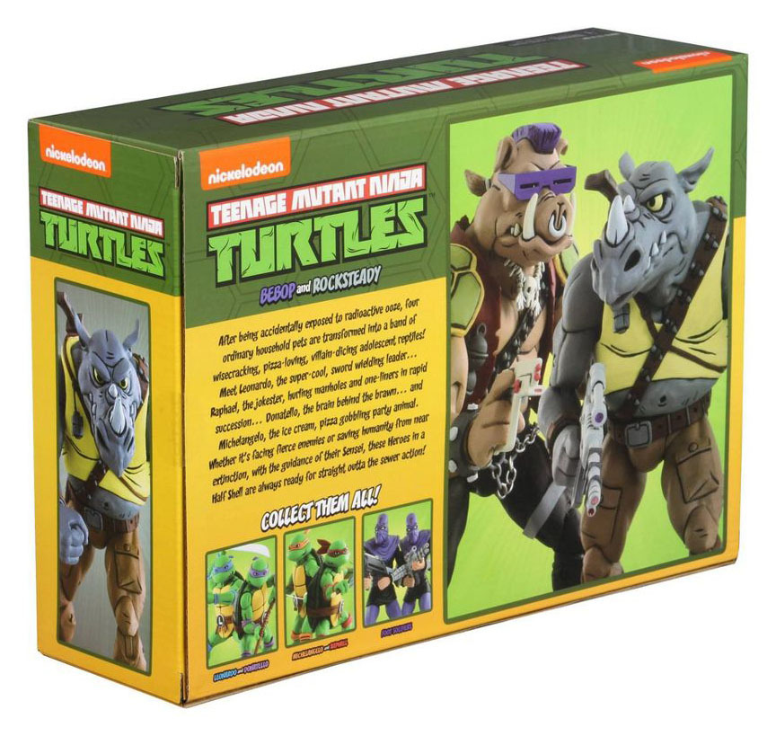 现货NECA TMNT忍者神龟牛头猪面动漫版 87动画版限定脚帮7寸手办-图3