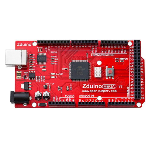 Zduino MEGA2560 R3开发板 单片机控制器 送USB线 适用于Arduino - 图1