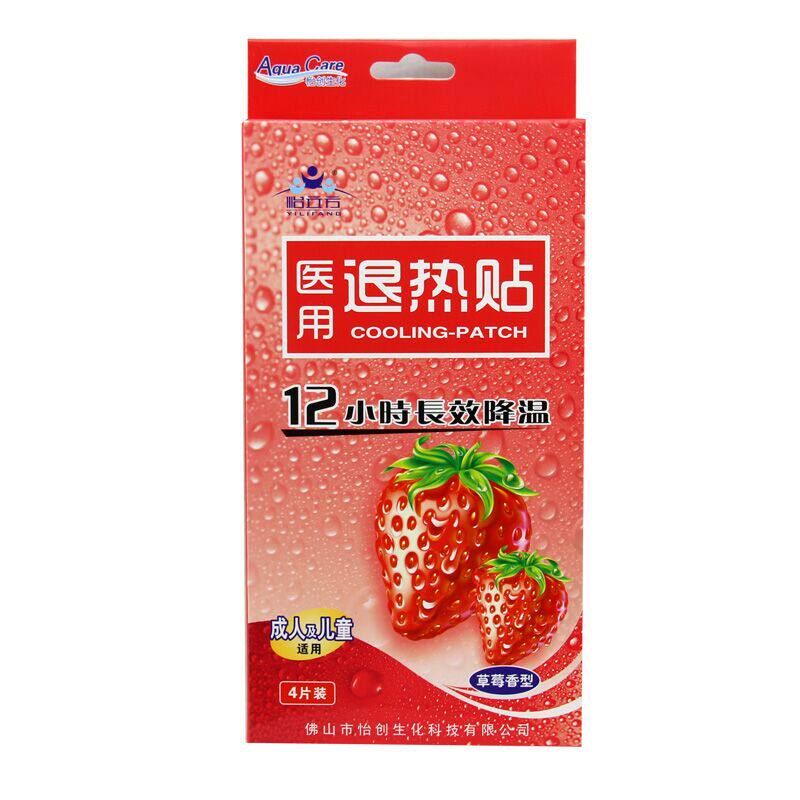3发4怡立方4片装婴幼儿童退热贴 同慈大药房冷热敷器具（器械）