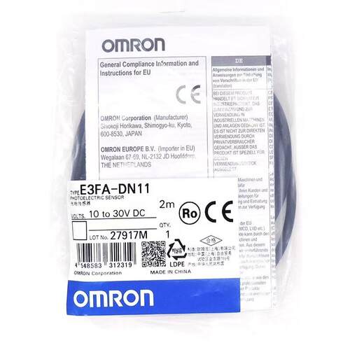 正品欧姆龙E3F3红外光电开关 E3FA-DN11-RN DP TN12 TP13 RP-D一L - 图3