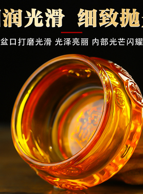 供杯聚宝盆供水杯佛前供佛水杯佛堂上供财神爷圣水杯观音净水杯