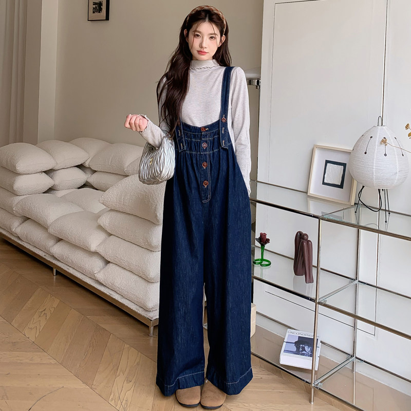 孕妇装秋季新款2025时尚显瘦休闲百搭宽松背带裤套装,淘宝优惠券,粉丝福利购,淘宝优惠卷