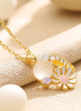 简约百搭甜美蝴蝶滴油不掉色项链