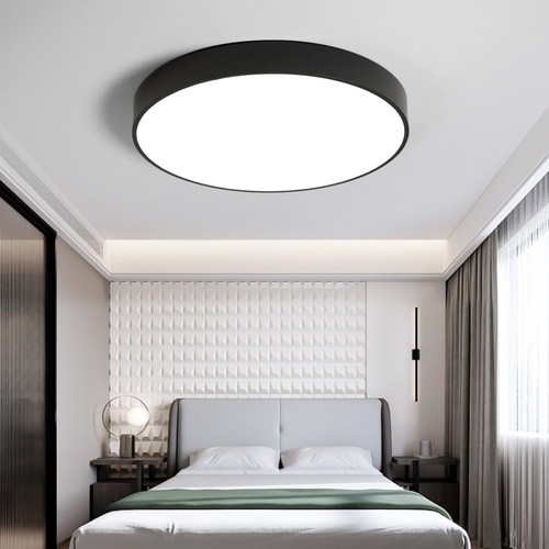 圆形吸顶灯led客厅灯具现代简约圆灯卧室灯北欧吊灯具1.2米 - 图2