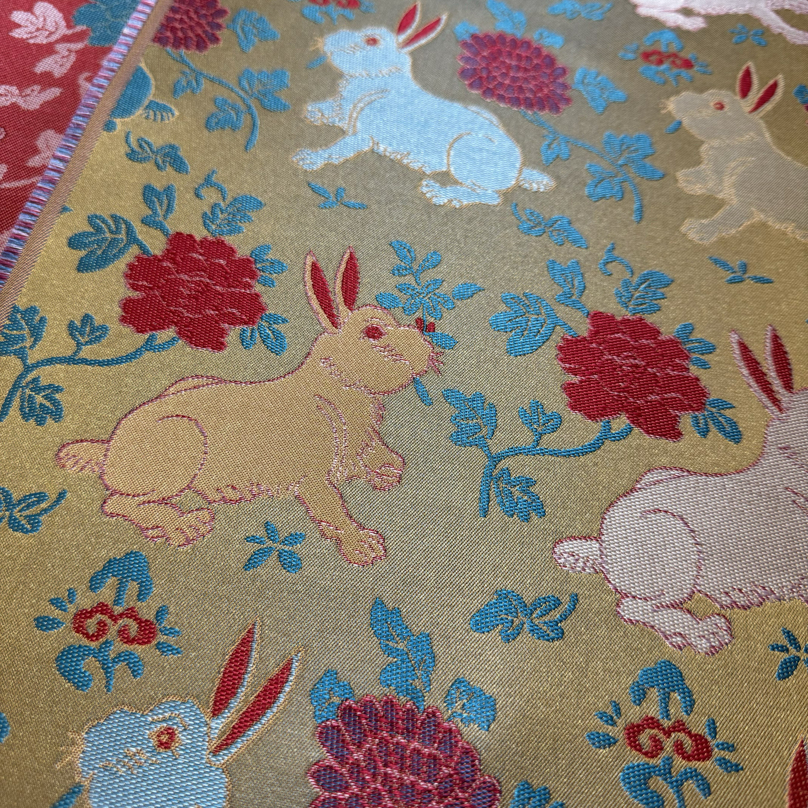 特价新款玉兔衔花仿宋锦提花面料新中式外套马甲diy连衣裙面料,淘宝优惠券,粉丝福利购,淘宝优惠卷