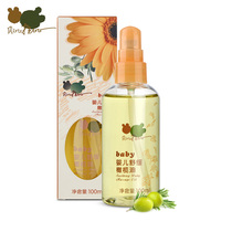 Bebiabi Baby Soothing Olive Oil 100ml Baby Caressing Oil Wipe Head Dock Nourishes Newborn Emollient Oil