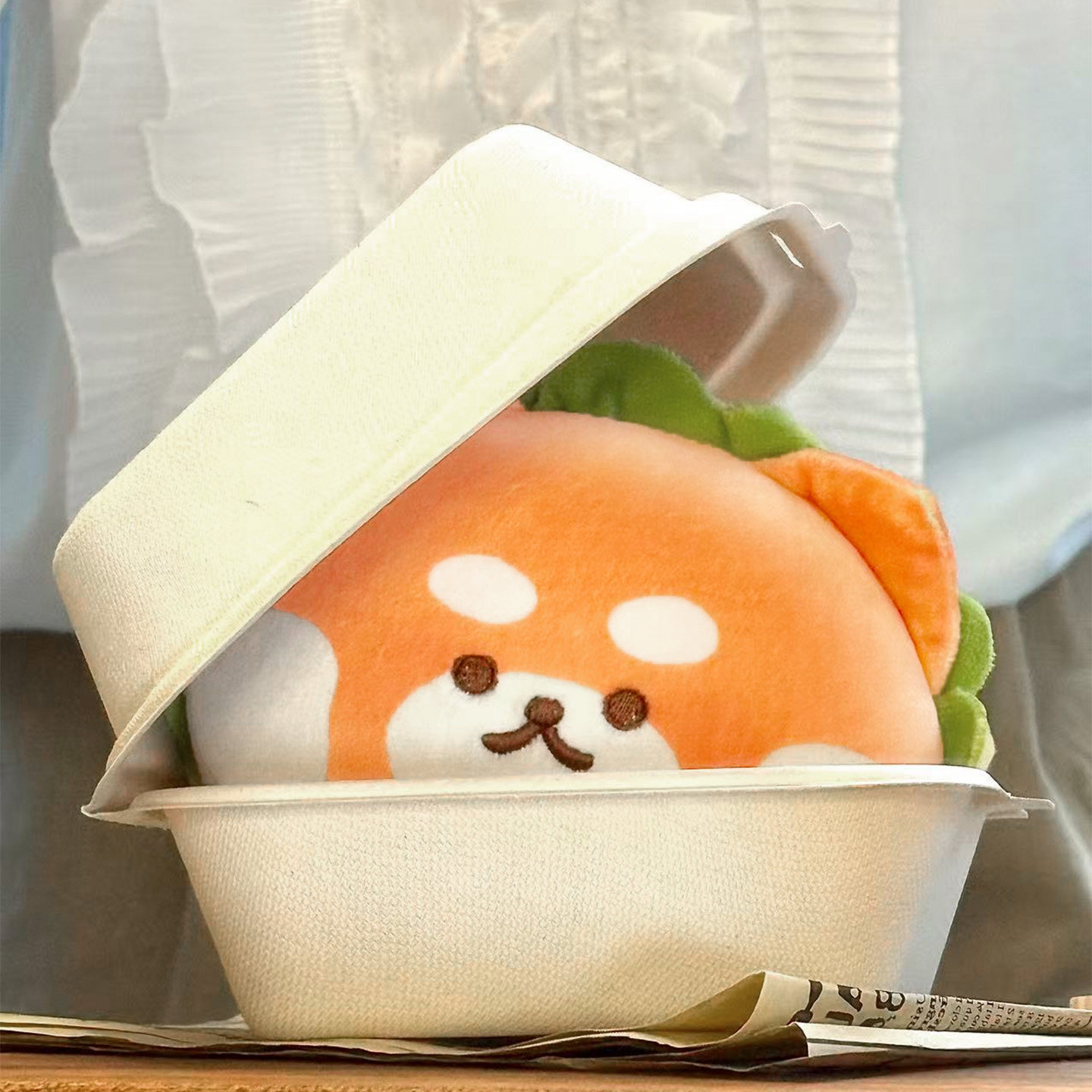 歪瓜出品 都是小熊猫 便利店系列汉堡零钱包毛绒拉链收纳包挂件,淘宝优惠券,粉丝福利购,淘宝优惠卷