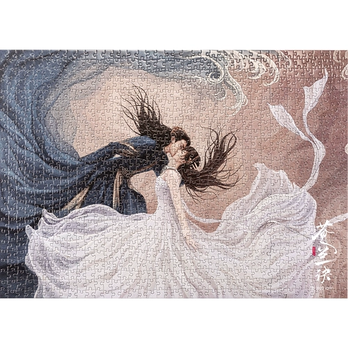 [Канглан Юэ Официальное подлинное разрешение] Кривая дыня произвела тысячи головоломок, восточный зеленый канг канг Сяо Орхидея 1000