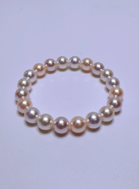 10-11mm莫兰迪混彩弹力绳手链SLA109