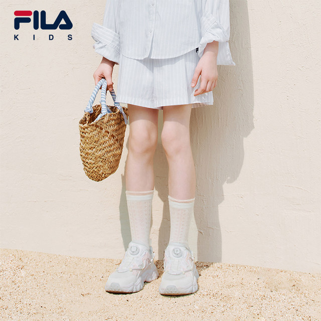 FILA ເສື້ອຍືດແຂນຍາວ + ແສ່ວຫ້າຈຸດ