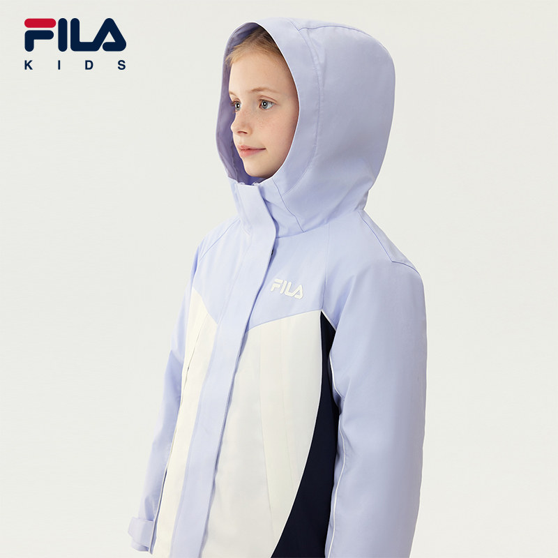 【斐护Pro】FILA斐乐儿童童装羽绒服2025年冬新款女大童加绒外套