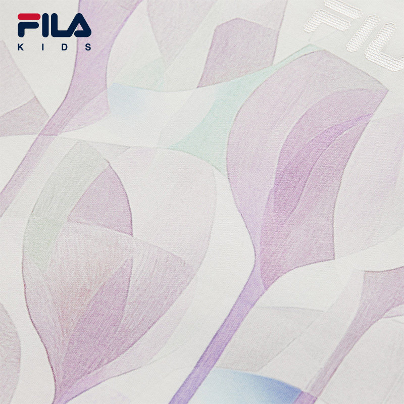 FILA斐乐儿童童装卫衣2025年秋季新款女童中大童宽松圆领套头上衣