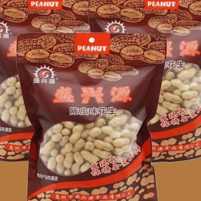 Shengxingyuan Peanut Bag 500g Tangerine peel snacks