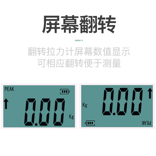 日本三量数显推拉力计拉压力测力器称500N推力计测力计弹簧测试仪 - 图2
