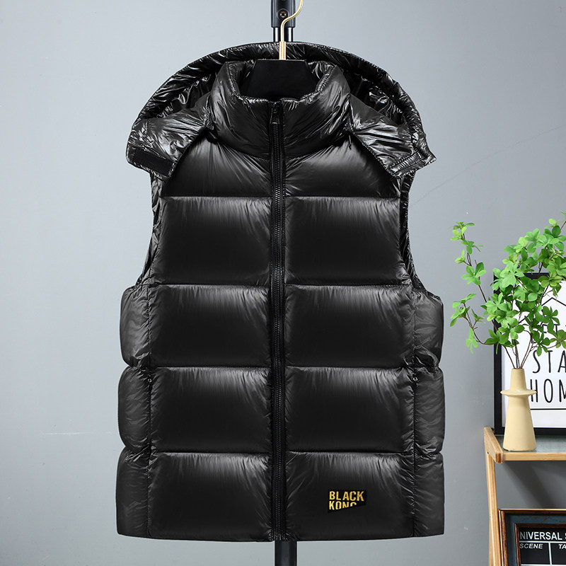 新款百搭黑金羽绒马甲男加厚保暖脱卸连帽坎肩外穿背心外套上衣潮,淘宝优惠券,粉丝福利购,淘宝优惠卷
