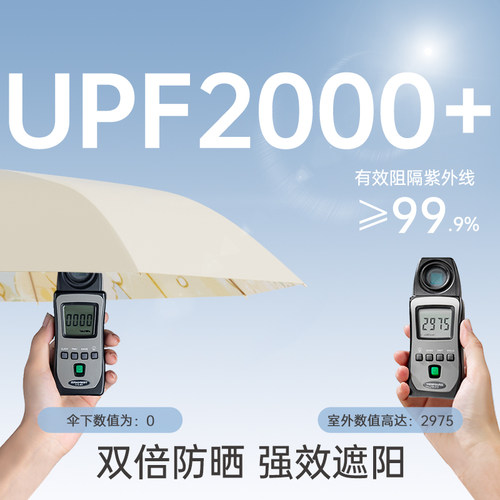 左都太阳伞遮阳超强防晒防紫外线女晴雨两用小巧便携高颜值五折伞 - 图1