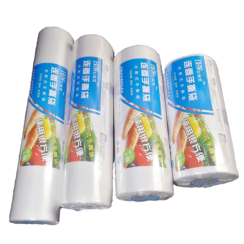 连卷袋超市专用加厚购物手撕塑料包装袋家用食品保鲜袋经济装大卷 - 图2