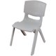 Kindergarten chair thickened children's plastic back chair baby dining chair learning writing chair household small stool non-slip