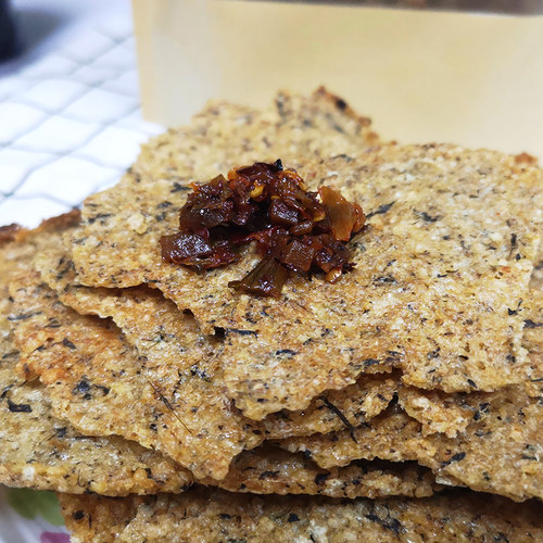 储山野菜蒿子锅巴舌尖上的中国零食小吃六安霍山特产 - 图2