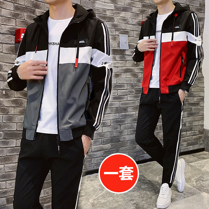 男士秋冬季潮流帅气一套搭配卫衣 潮似卫衣
