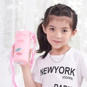 创意双层儿童吸管杯