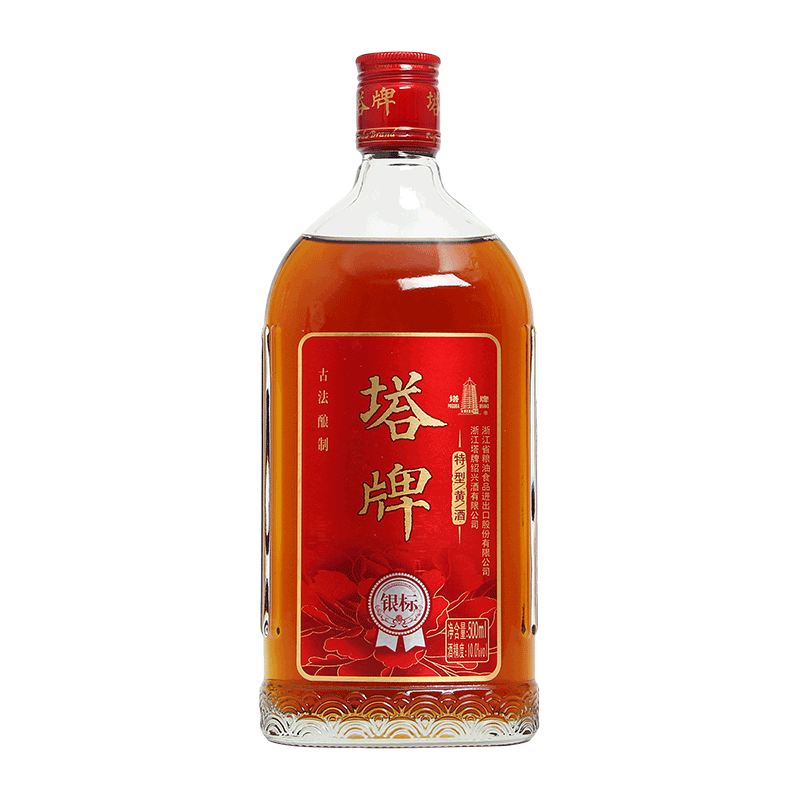 塔牌绍兴产黄酒银标特型花雕酒500ml*6瓶整箱冬酿加饭正宗老酒 - 图2