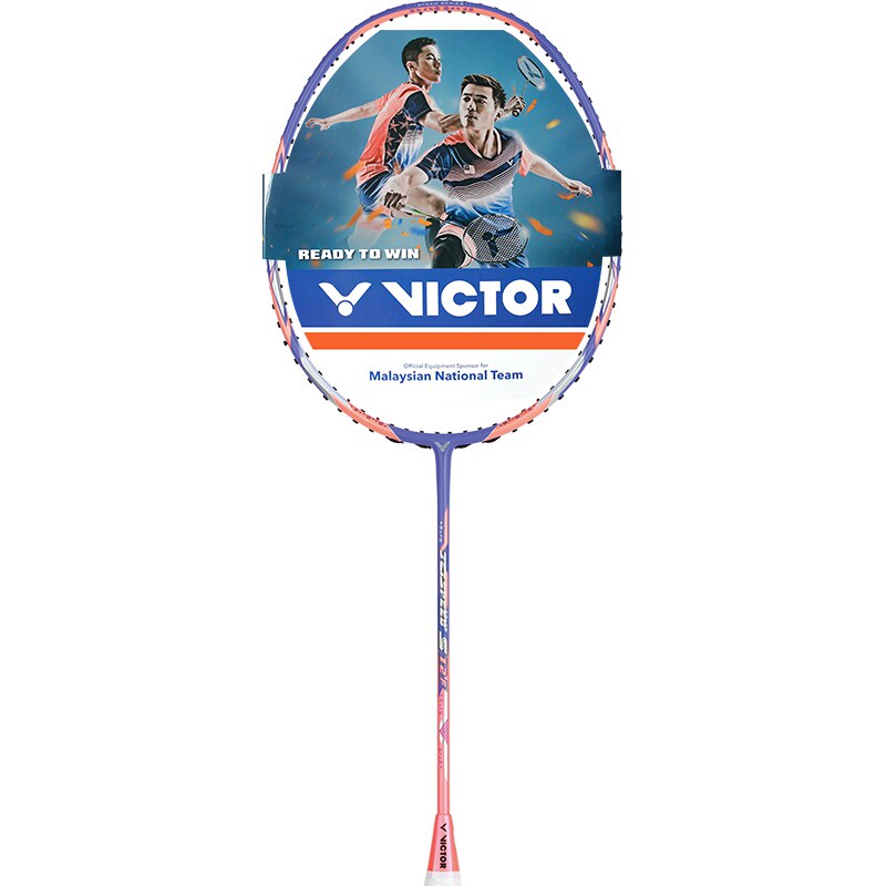 victor胜利亮剑12极速12f羽毛球拍 victor笨笨鱼羽毛球拍