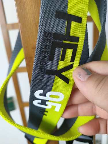 metersbonwe腰带男女通用帆布印花自动扣裤腰带基本常年裤带青年 - 图2