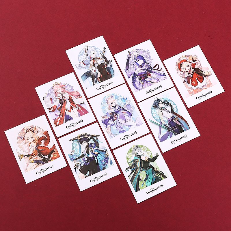 原神lomo卡芙宁娜魈胡桃二次元周边学生留言卡小卡片贺卡学生礼物 - 图1