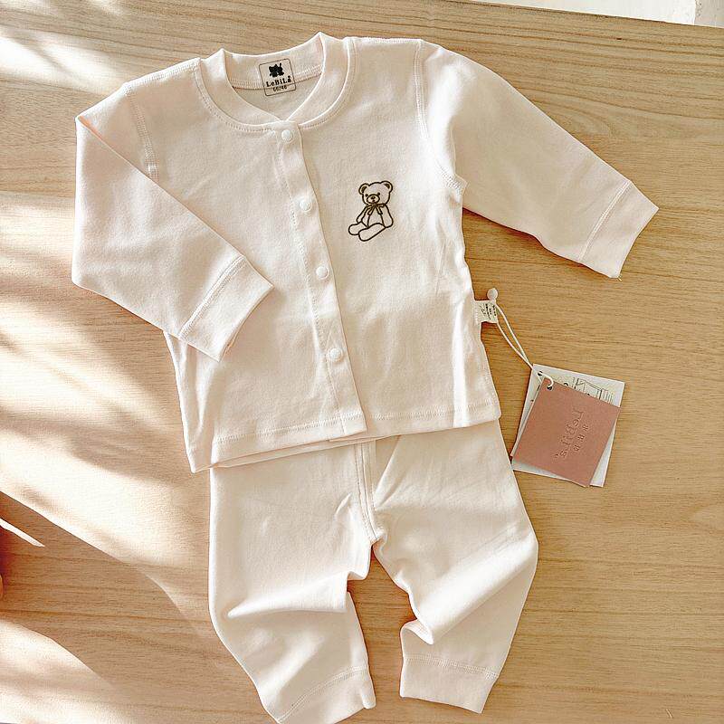 Lebila baby underwear set autumn and winter home clothes