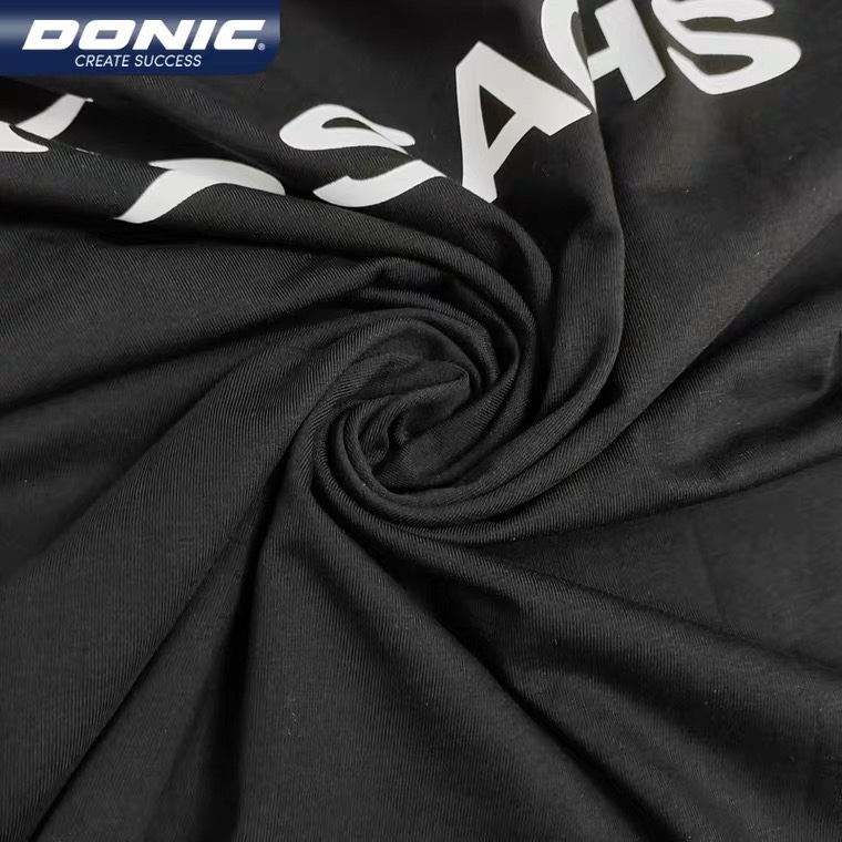 DONIC多尼克乒乓球服短袖商标服83224翻领T恤弹力棉男女透气球衣 - 图2