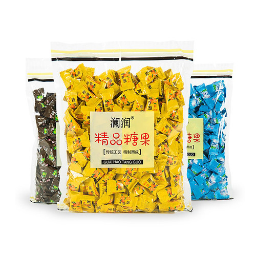 Larin澜润陈皮糖话梅糖混合味喜糖水果硬糖糖果新年年货糖5斤装 - 图3