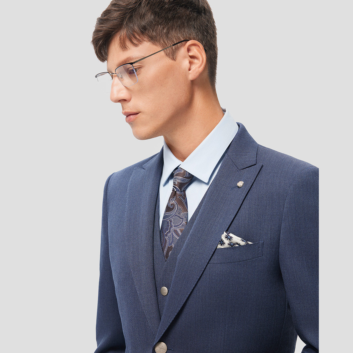 【进口120S】LAMPO/蓝豹男士套装西服进口120支羊毛商务西服,淘宝优惠券,粉丝福利购,淘宝优惠卷